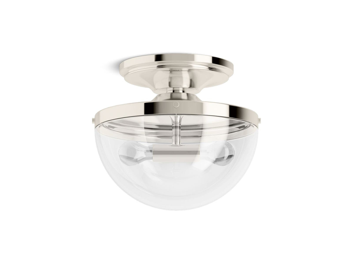 KOHLER K-31764-FM02-SNL Bellera 15" Flush-Mount - Polished Nickel