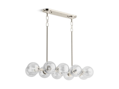 KOHLER K-31766-CH10-2GL Bellera 38" linear chandelier - Brushed Moderne Brass