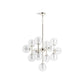 KOHLER K-31767-CH13-SNL Bellera 32" Chandelier In Polished Nickel