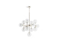 KOHLER K-31767-CH13-SNL Bellera 32" Chandelier - Polished Nickel