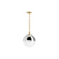 KOHLER K-31765-PE01-2GL Bellera 14" Pendant In Brushed Moderne Brass