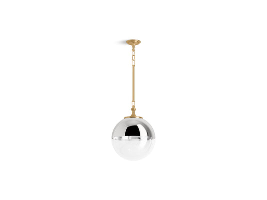 KOHLER K-31765-PE01-2GL Bellera 14" Pendant In Brushed Moderne Brass