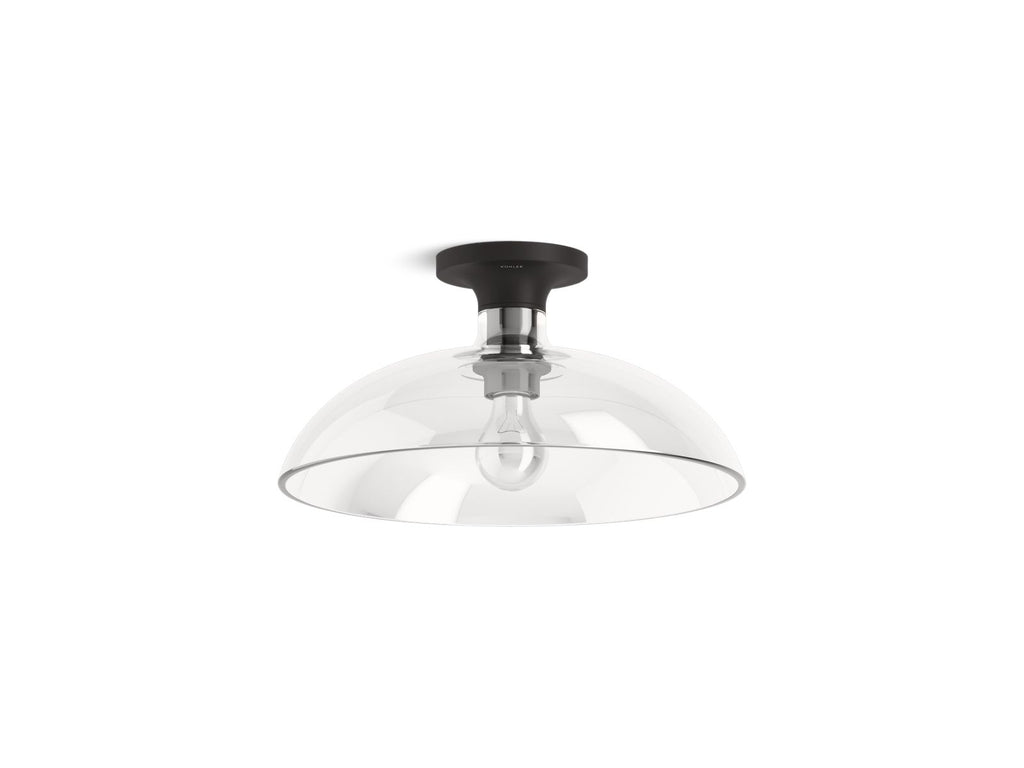 KOHLER K-31772-FM01-BLL Tone 15" Flush-Mount - Matte Black