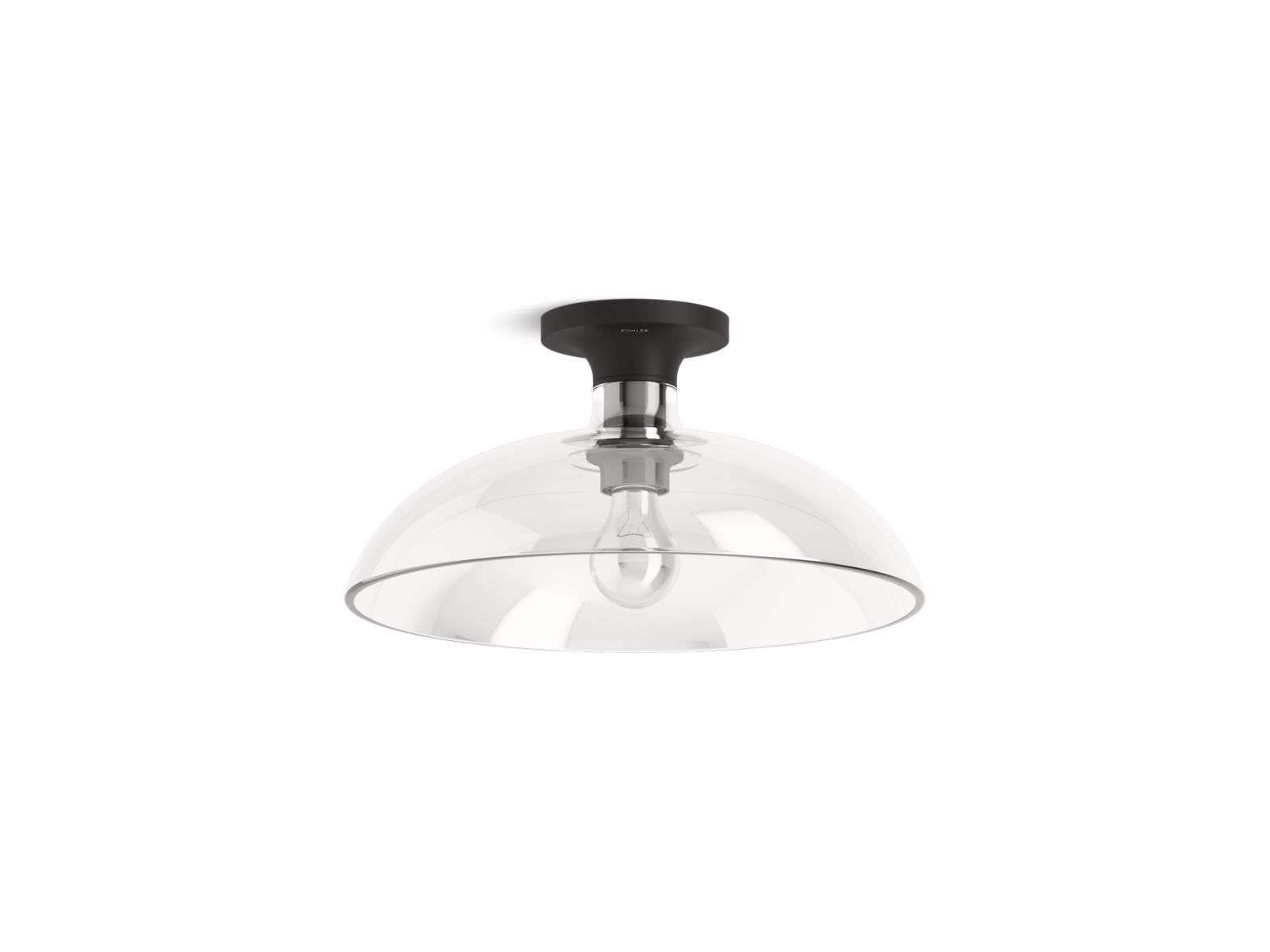 KOHLER K-31772-FM01-BLL Tone 15" Flush-Mount - Matte Black