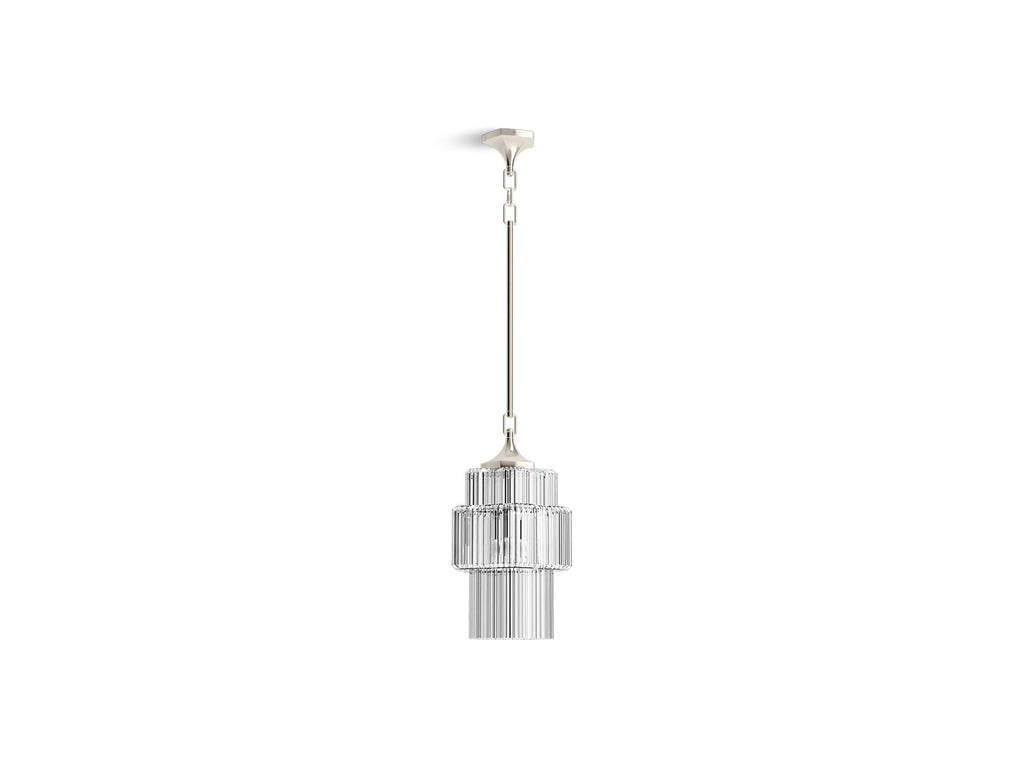 KOHLER K-31781-PE03-SNL Occasion 12" Pendant - Polished Nickel
