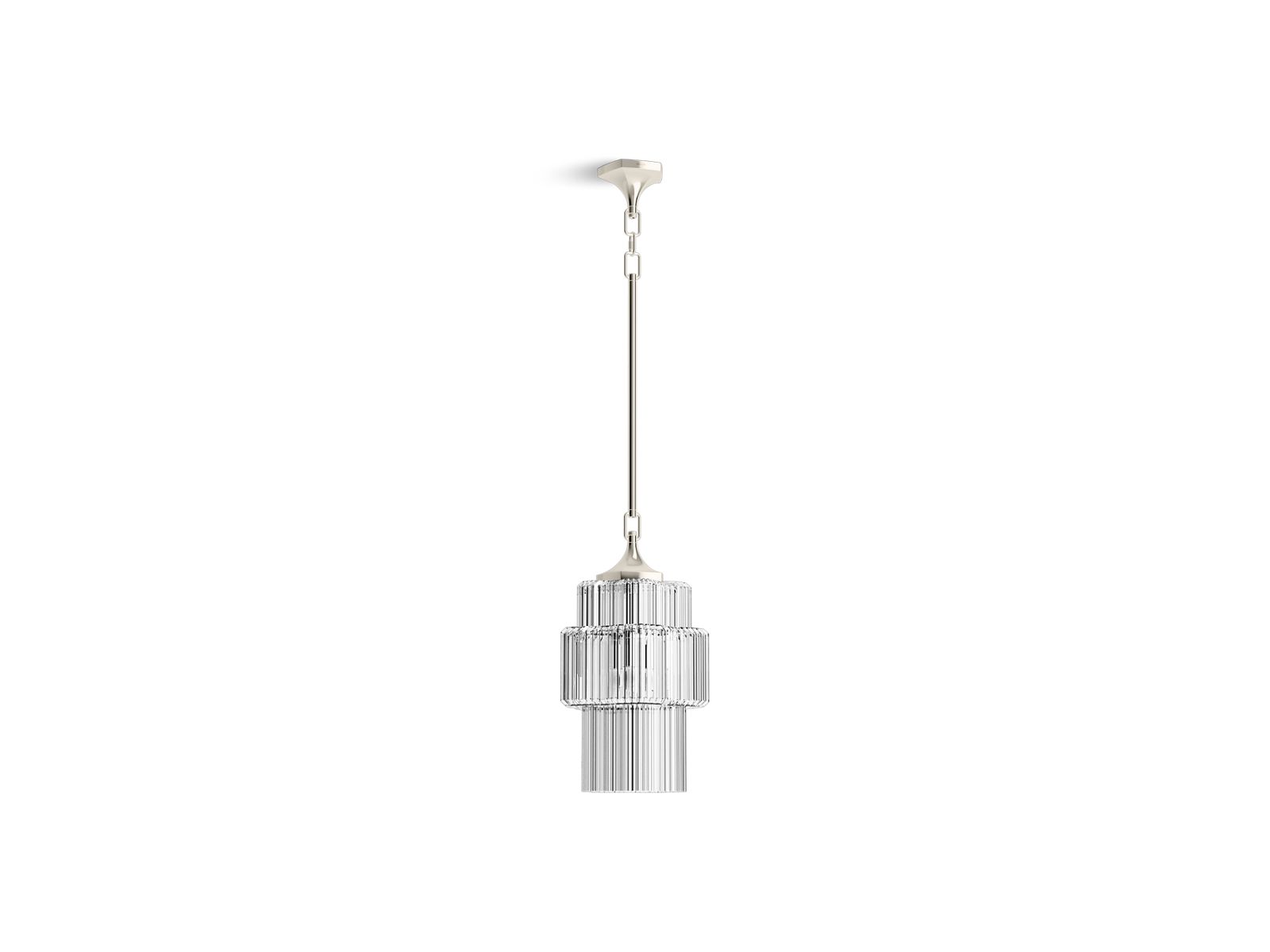 KOHLER K-31781-PE03-SNL Occasion 12" Pendant - Polished Nickel