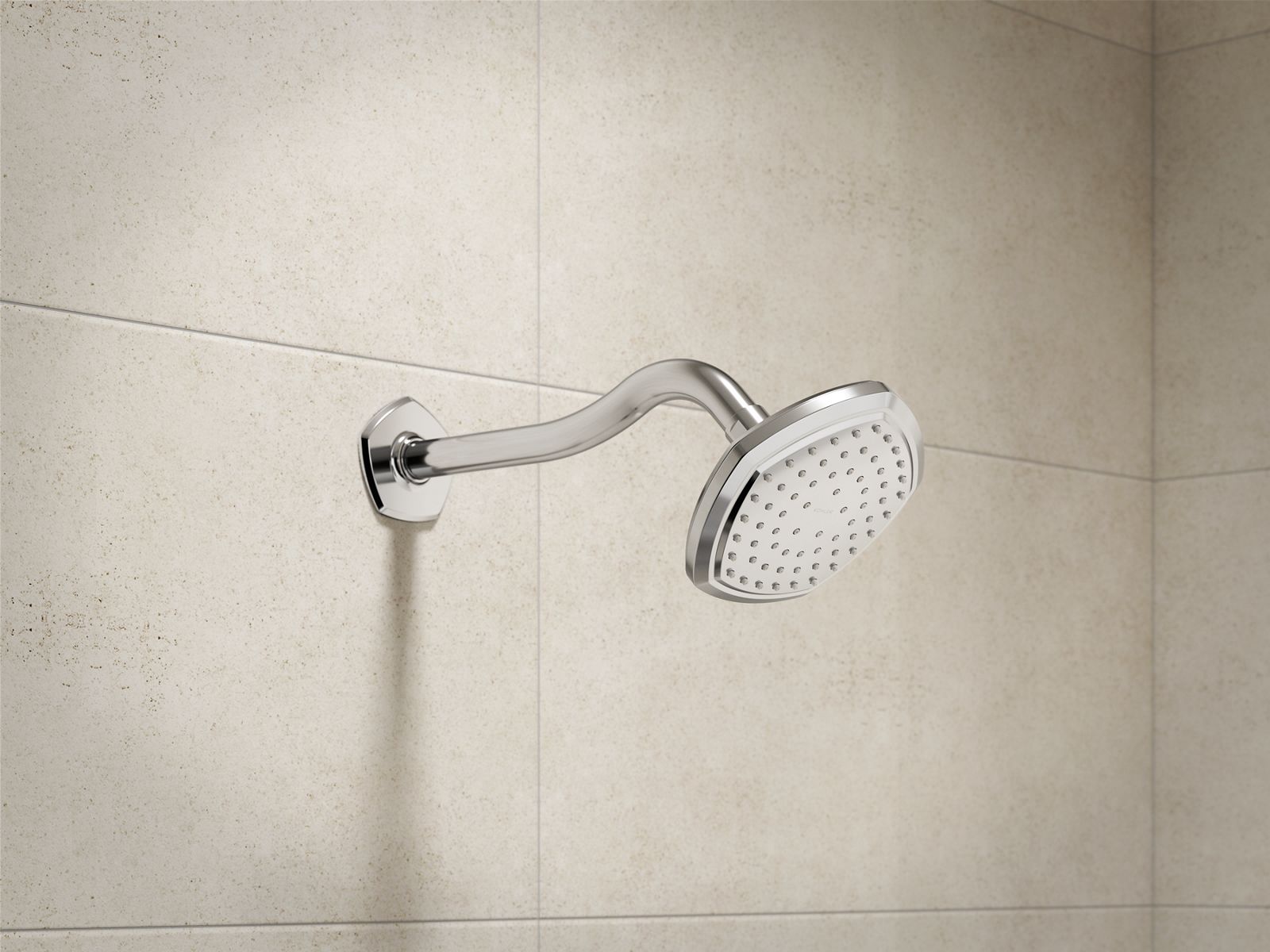 KOHLER K-27050-2MB Occasion Single-Function Showerhead, 2.5 Gpm - Vibrant Brushed Moderne Brass