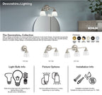 KOHLER K-10570-BNL Devonshire One-Light Sconce - Brushed Nickel