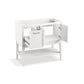 KOHLER K-33579-ASB-0 Winnow 36" Bathroom Vanity Cabinet With Sink And Quartz Top In White