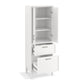 KOHLER K-33582-ASB-0 Winnow 24" X 70" Linen Tower In White