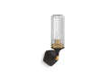 KOHLER K-31775-SC01-BML Occasion One-Light Sconce - Black With Brass Trim