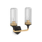 KOHLER K-31776-SC02-BML Occasion Two-Light Sconce In Black with Brass Trim