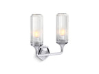 KOHLER K-31776-SC02-BNL Occasion Two-Light Sconce - Brushed Nickel
