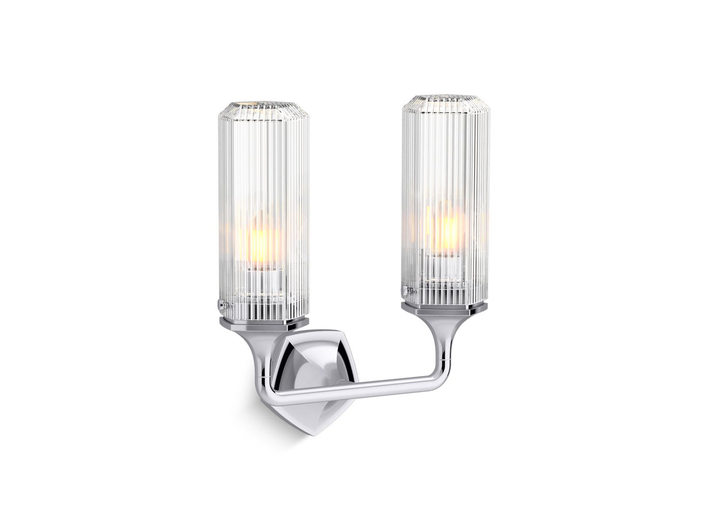 KOHLER K-31776-SC02-2GL Occasion Two-light sconce - Brushed Moderne Brass
