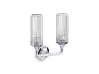 KOHLER K-31776-SC02-CPL Occasion Two-Light Sconce - Polished Chrome