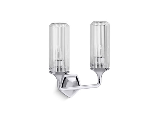 KOHLER K-31776-SC02-CPL Occasion Two-light sconce - Polished Chrome
