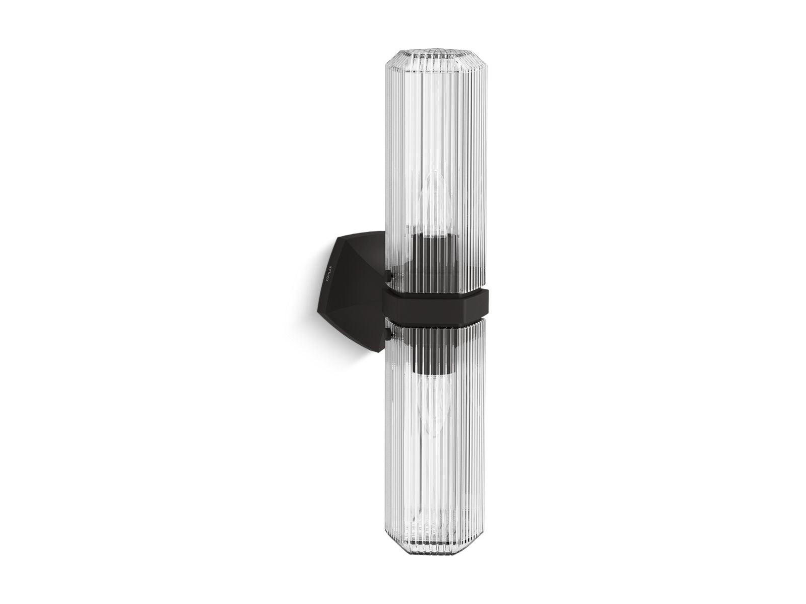 KOHLER K-31777-SC02-BLL Occasion Two-Light Sconce - Matte Black