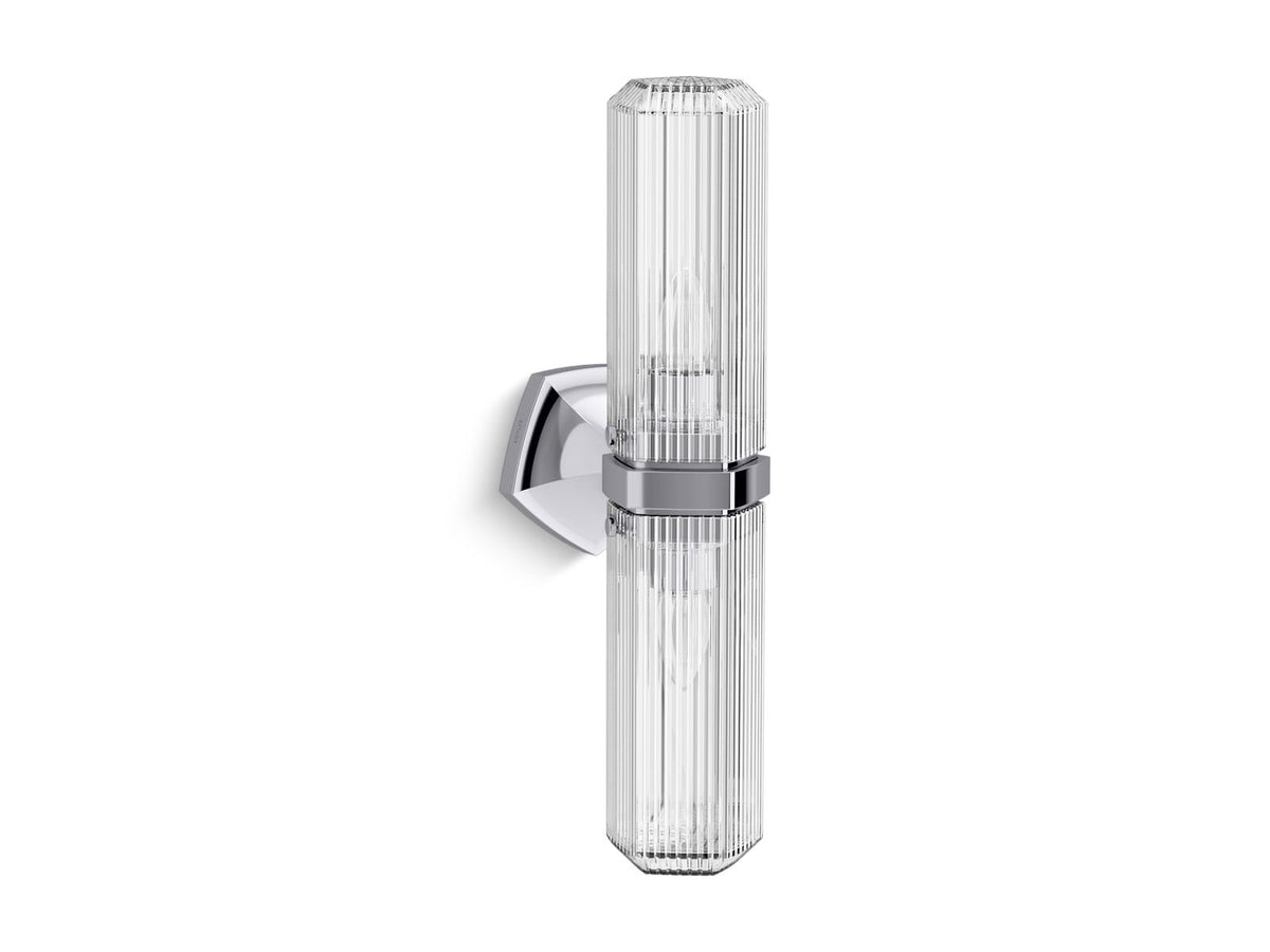 KOHLER K-31777-SC02-CPL Occasion Two-Light Sconce - Polished Chrome