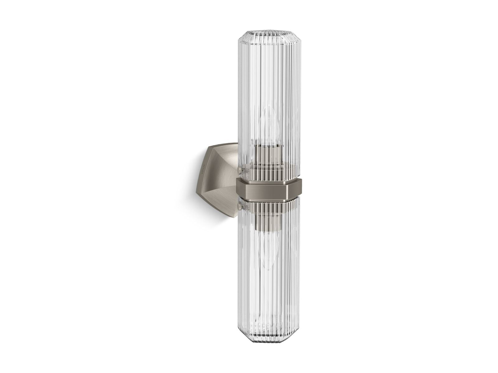 KOHLER K-31777-SC02-BNL Occasion Two-Light Sconce - Brushed Nickel