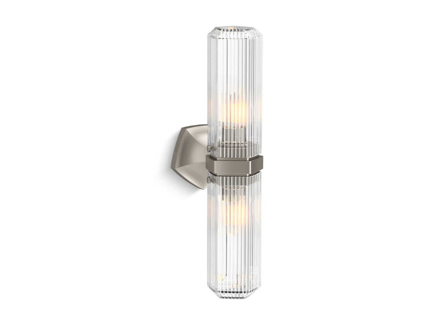 KOHLER K-31777-SC02-BNL Occasion Two-Light Sconce In Brushed Nickel