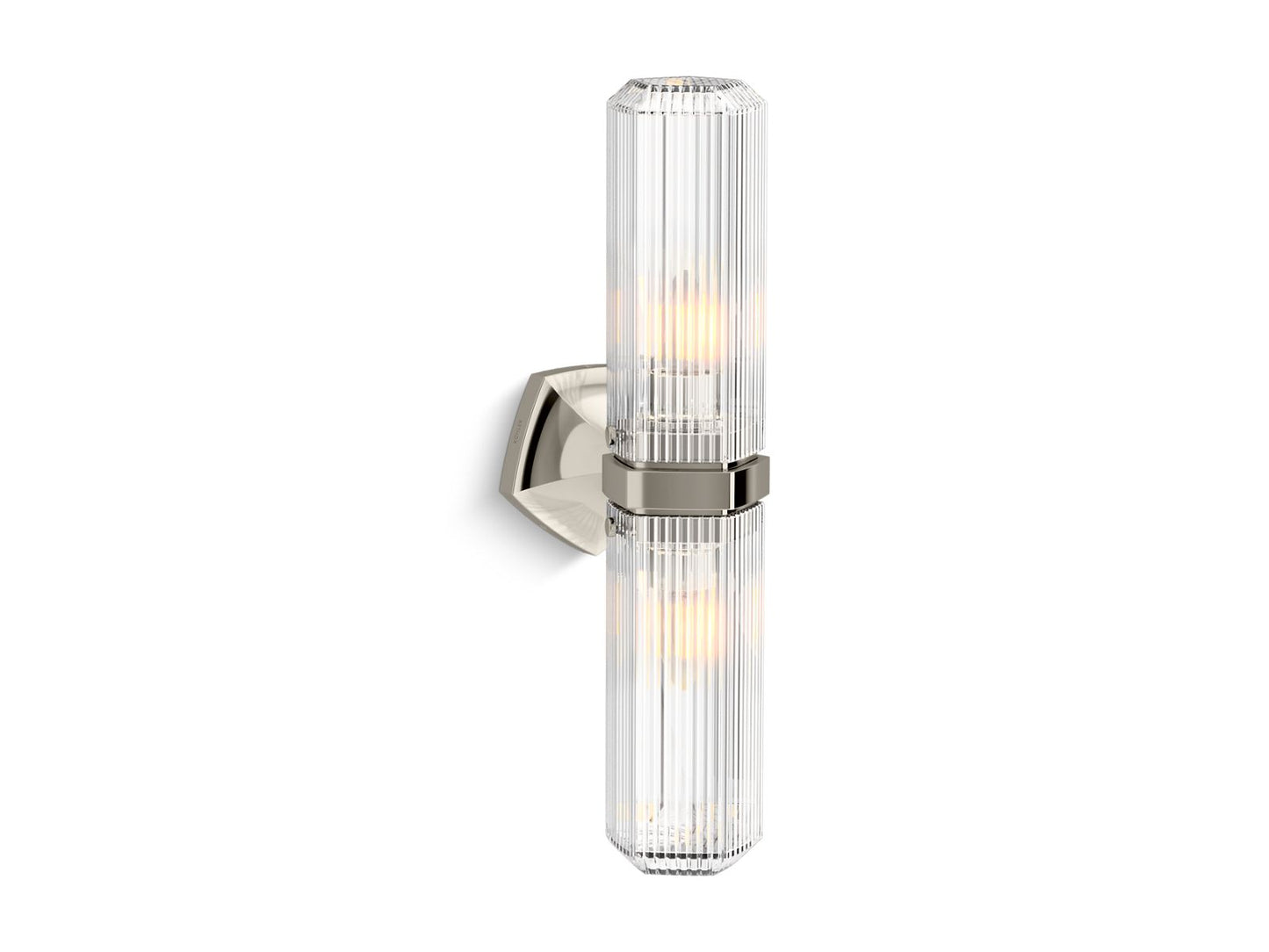 KOHLER K-31777-SC02-SNL Occasion Two-Light Sconce In Polished Nickel