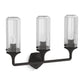 KOHLER K-31778-SC03-BLL Occasion Three-Light Sconce In Matte Black