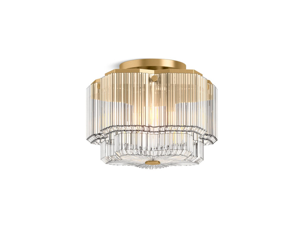 KOHLER K-31780-FM03-SNL Occasion 15" Flush-Mount - Polished Nickel