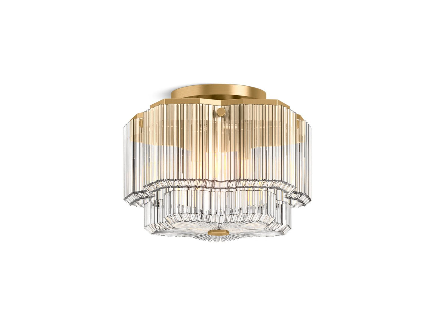 KOHLER K-31780-FM03-2GL Occasion 15" flush-mount - Brushed Moderne Brass
