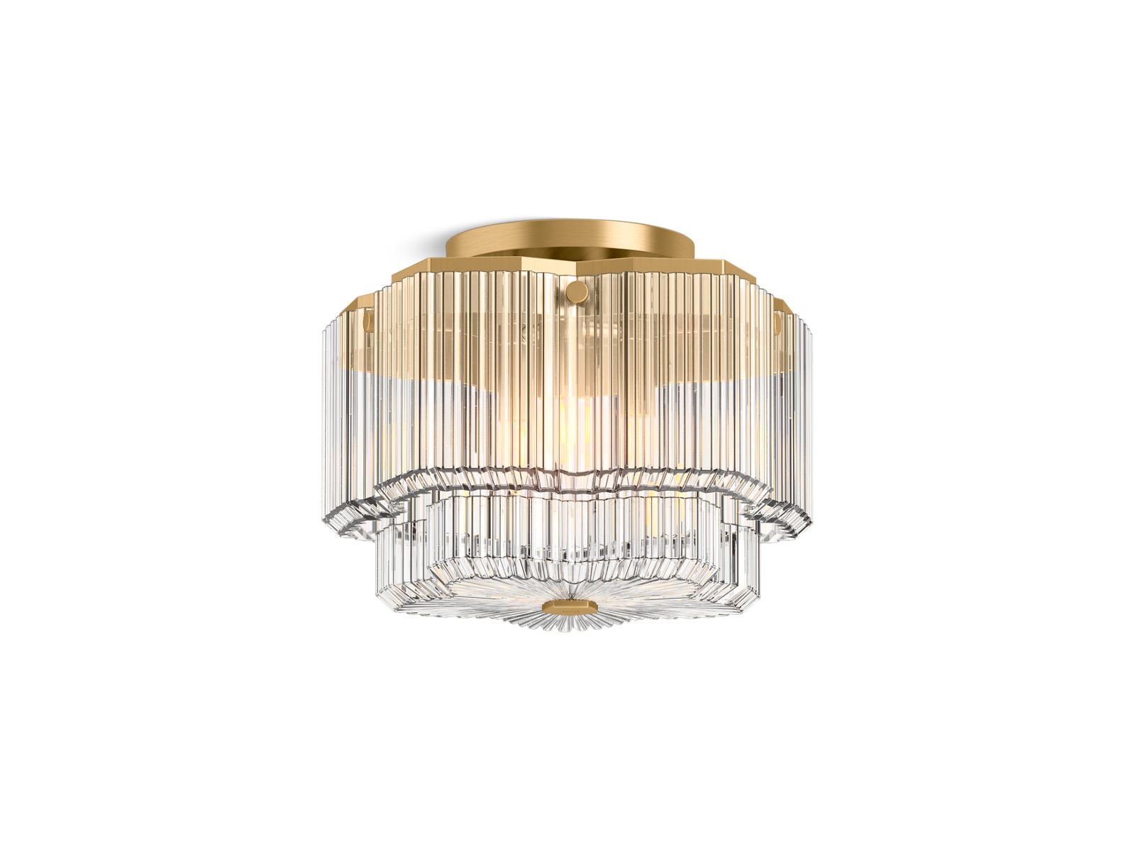 KOHLER K-31780-FM03-SNL Occasion 15" Flush-Mount - Polished Nickel