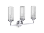 KOHLER K-31778-SC03-CPL Occasion Three-Light Sconce - Polished Chrome