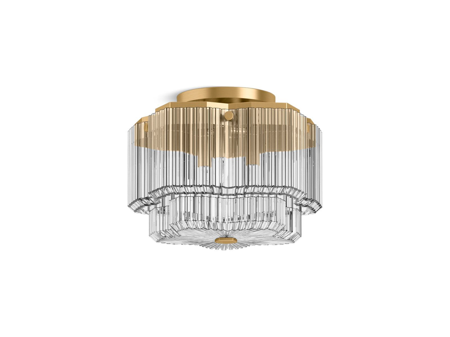 KOHLER K-31780-FM03-2GL Occasion 15" Flush-Mount In Brushed Moderne Brass