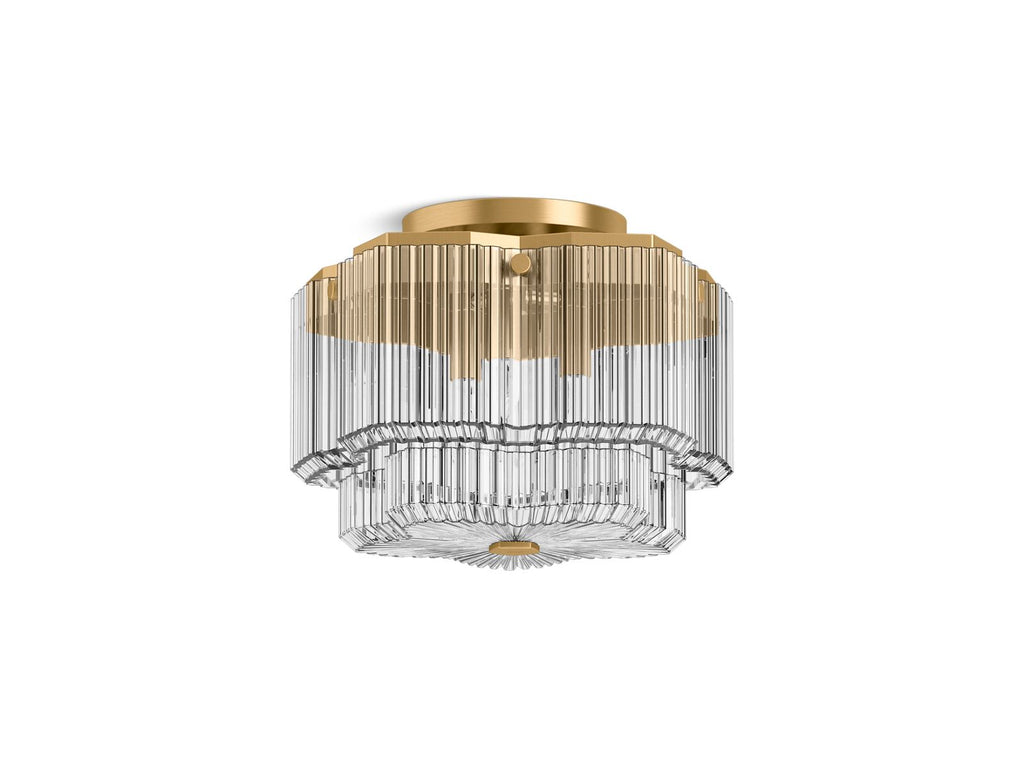 KOHLER K-31780-FM03-2GL Occasion 15" Flush-Mount - Brushed Moderne Brass
