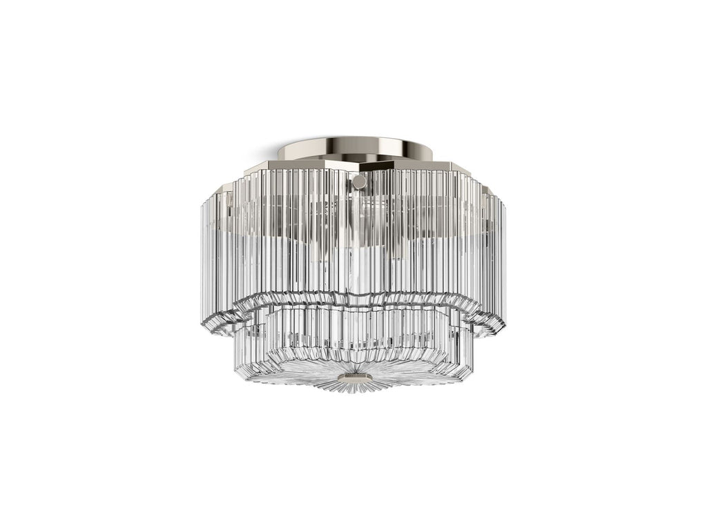 KOHLER K-31780-FM03-SNL Occasion 15" Flush-Mount - Polished Nickel