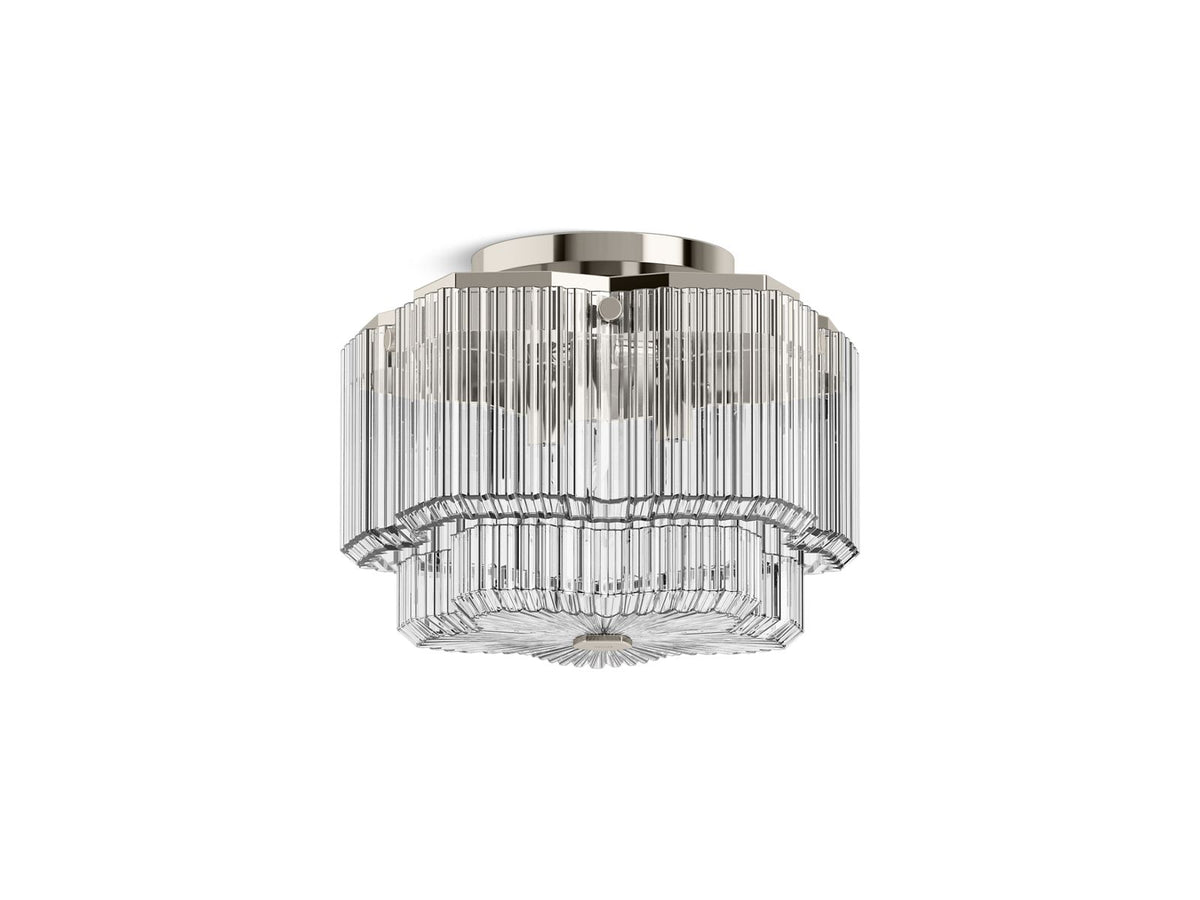 KOHLER K-31780-FM03-SNL Occasion 15" Flush-Mount - Polished Nickel