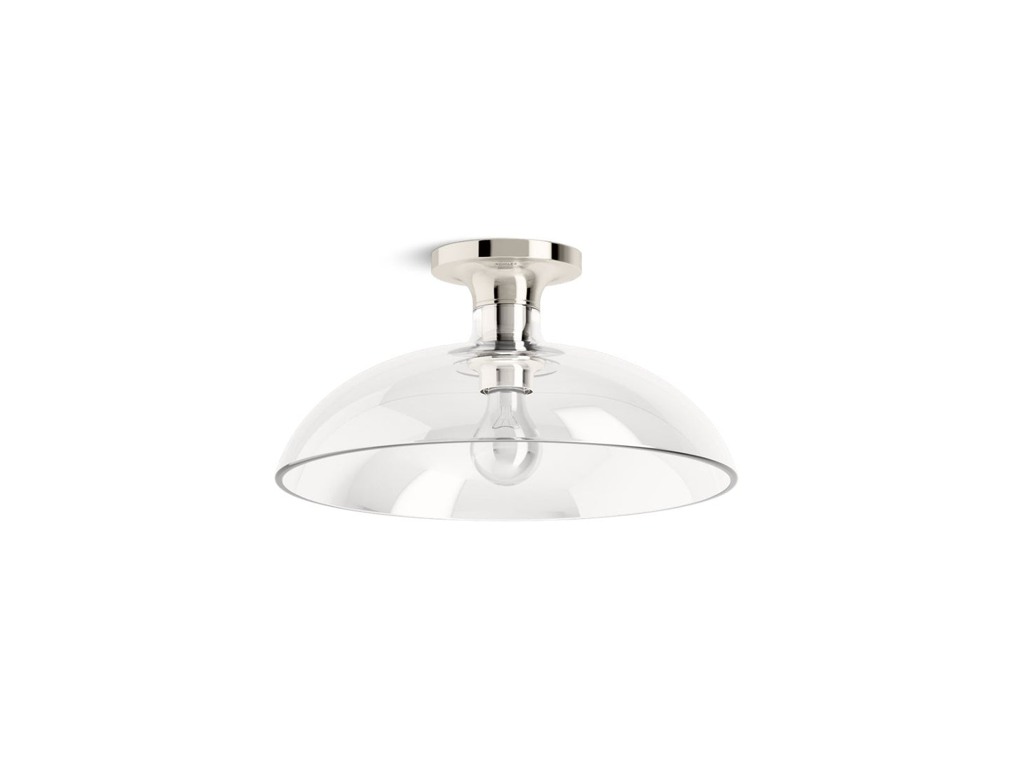 KOHLER K-31772-FM01-SNL Tone 15" flush-mount - Polished Nickel