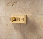 KOHLER K-26346-9-BL Anthem Two-Outlet Recessed Mechanical Thermostatic Valve Control - Matte Black