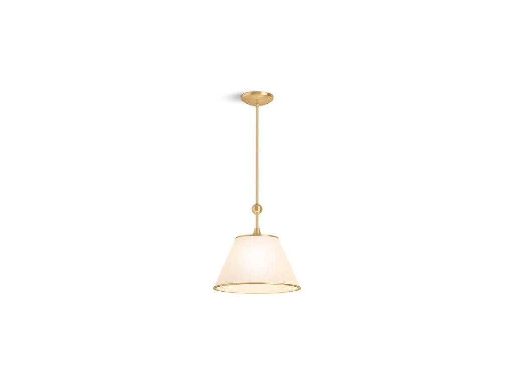 KOHLER K-27861-PE01-2GL Parohn 14" Pendant In Brushed Moderne Brass