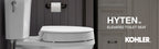 KOHLER K-25875-7 Hyten Elevated Quiet-Close Elongated Toilet Seat - Black Black
