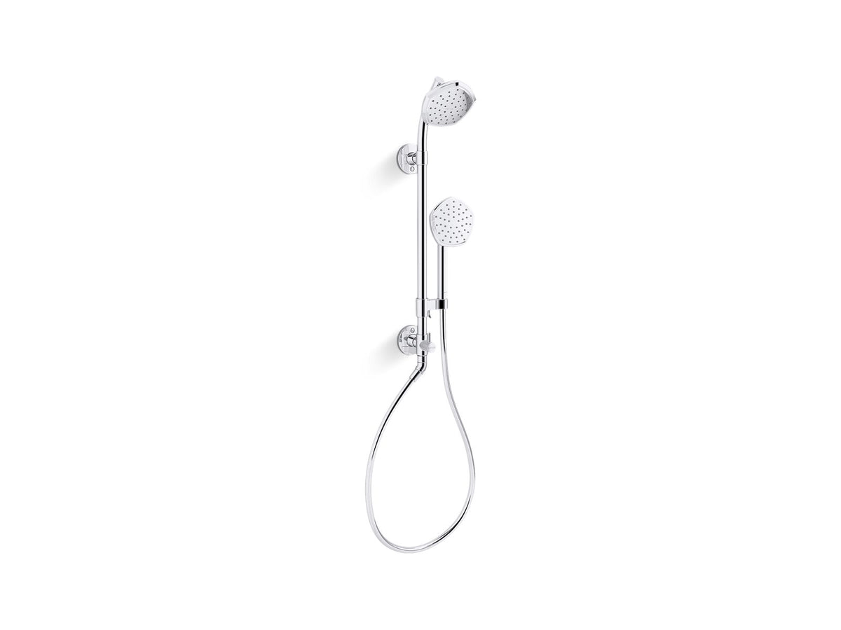 KOHLER K-27119-G-CP Occasion Hydrorail-S Shower Column Kit, 1.75 Gpm - Polished Chrome