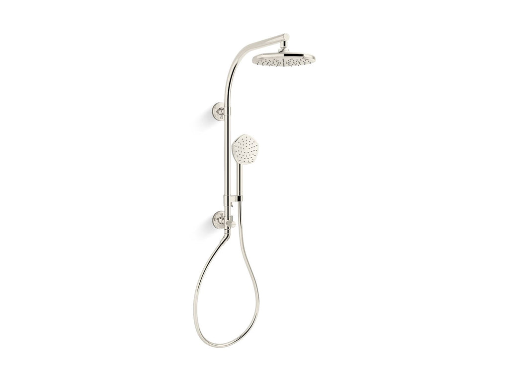 KOHLER K-27118-G-SN Occasion Hydrorail-R Shower Column Kit, 1.75 Gpm - Vibrant Polished Nickel
