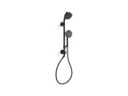 KOHLER K-27119-G-BL Occasion Hydrorail-S Shower Column Kit, 1.75 Gpm - Matte Black
