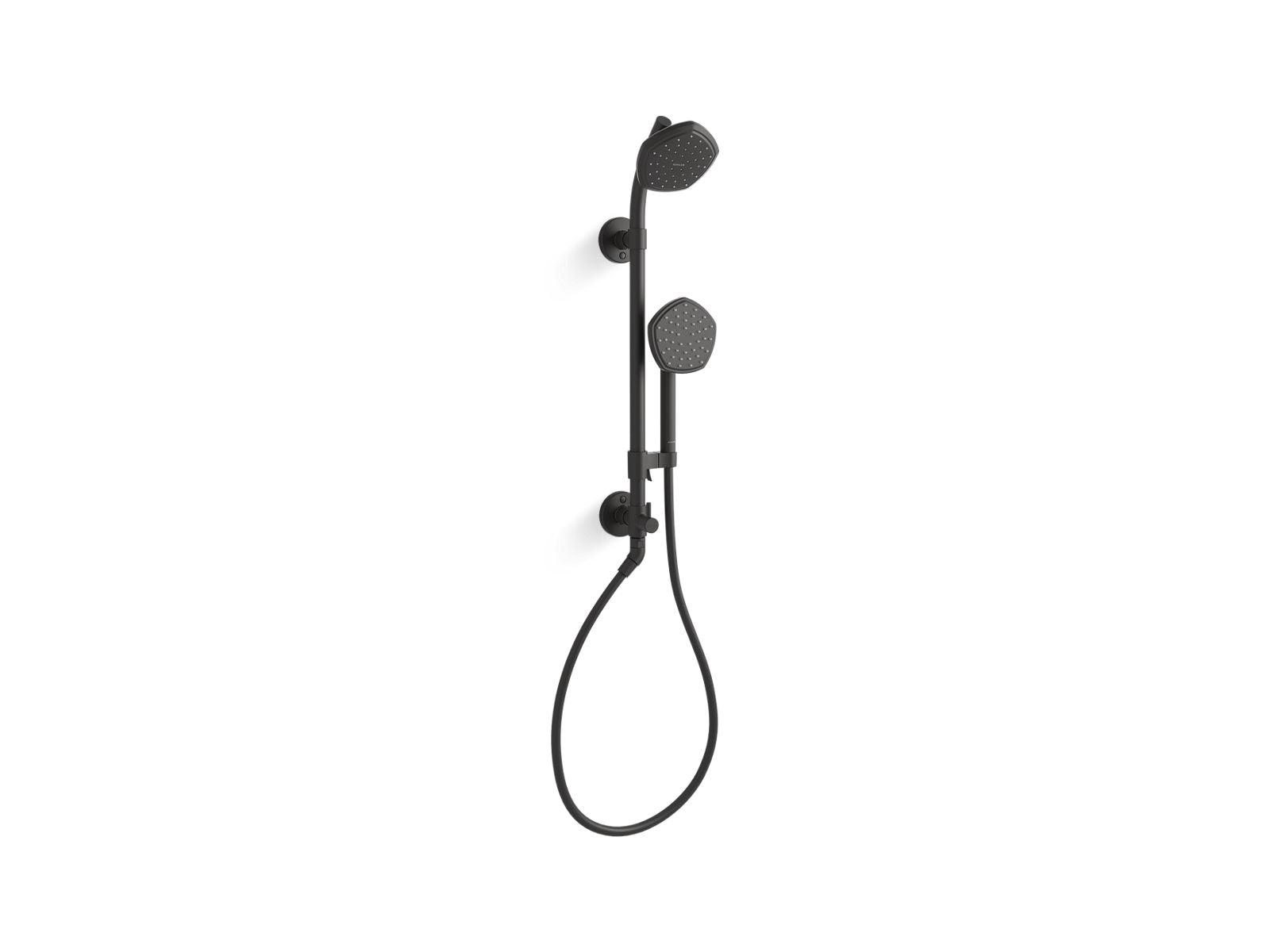 KOHLER K-27119-G-BL Occasion Hydrorail-S Shower Column Kit, 1.75 Gpm - Matte Black