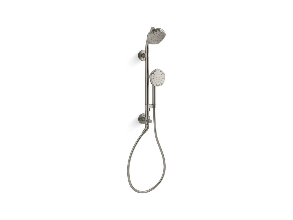 KOHLER K-27119-G-BN Occasion Hydrorail-S Shower Column Kit, 1.75 Gpm - Vibrant Brushed Nickel