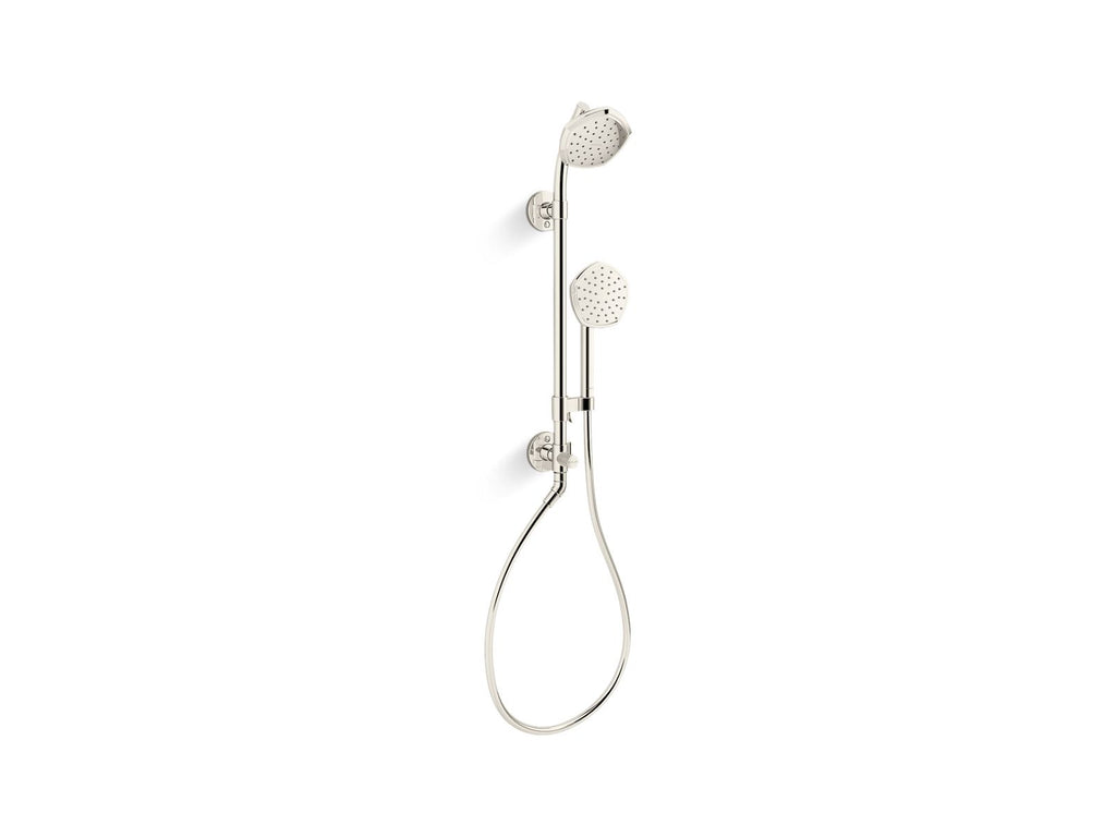 KOHLER K-27119-G-SN Occasion Hydrorail-S Shower Column Kit, 1.75 Gpm - Vibrant Polished Nickel