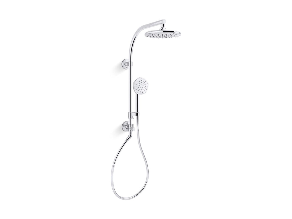 KOHLER K-27118-G-BL Occasion Hydrorail-R Shower Column Kit, 1.75 Gpm - Matte Black