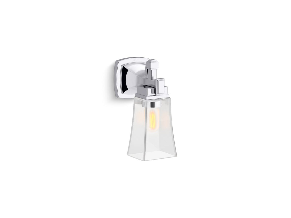 KOHLER K-31755-SC01-BLL Riff One-Light Sconce - Matte Black