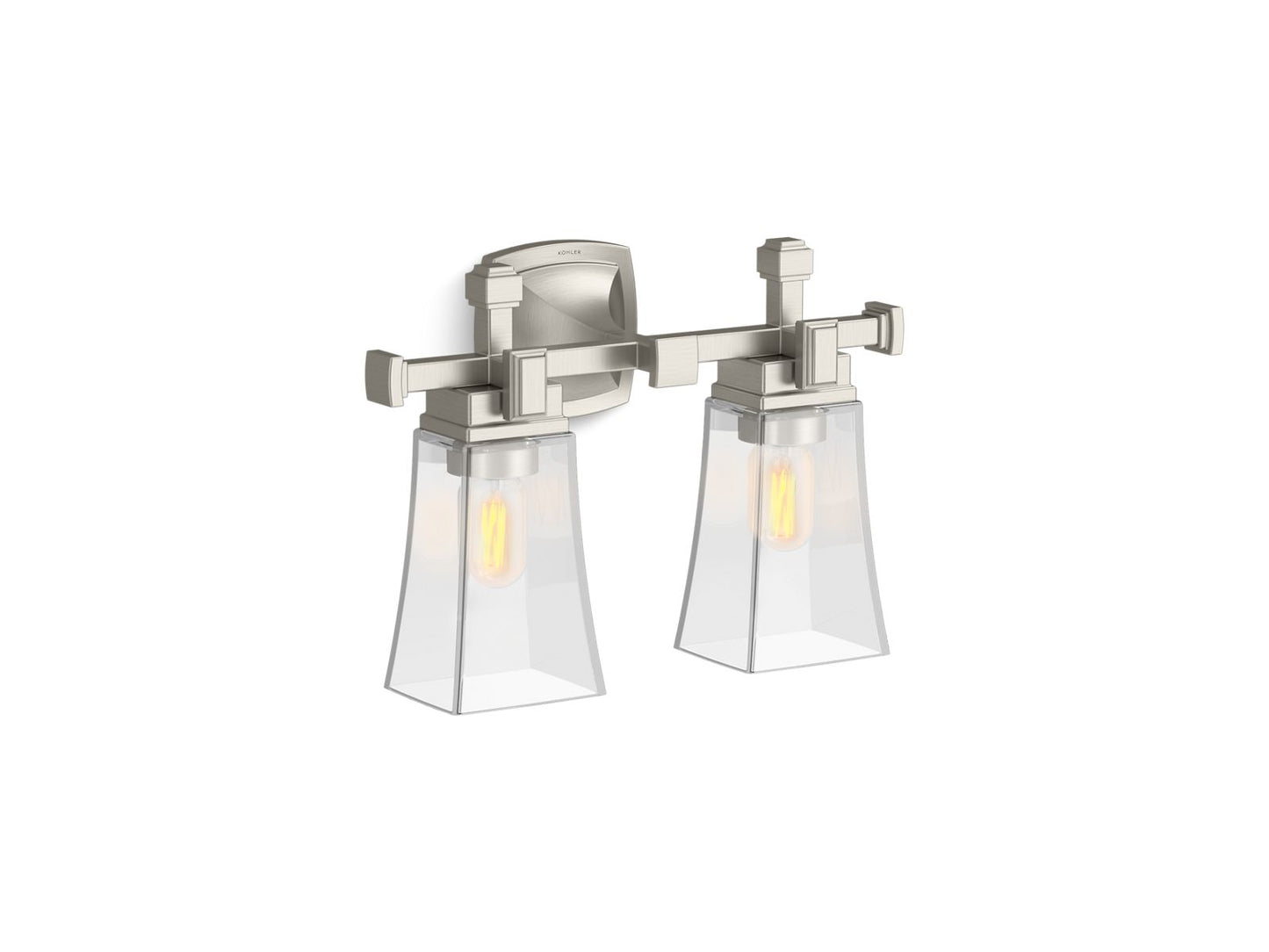 KOHLER K-31756-SC02-BNL Riff Two-Light Sconce In Brushed Nickel