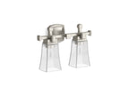 KOHLER K-31756-SC02-BNL Riff Two-Light Sconce - Brushed Nickel