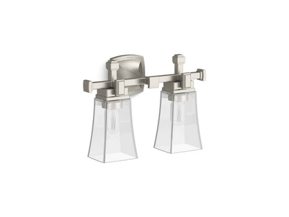 KOHLER K-31756-SC02-BNL Riff Two-light sconce - Brushed Nickel