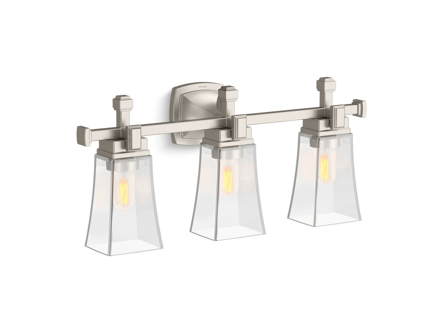 KOHLER K-31757-SC03-BNL Riff Three-Light Sconce In Brushed Nickel